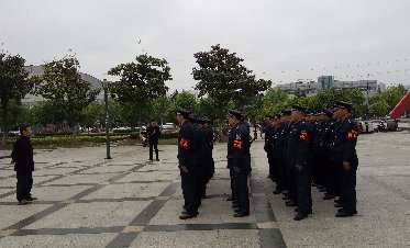 淮安金盾保安韩泰大队五月训练